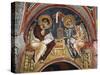 Evangelists Mark and John Writing Gospels, Karanlik Kilise-null-Stretched Canvas