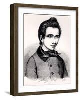 Evariste Galois, 1848-Alfred Galois-Framed Giclee Print