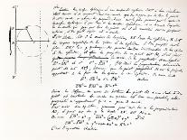 Ms 2108 F.4 Writings on the Conditions for Solving an Equation by Radicals, 1832-Evariste Galois-Framed Stretched Canvas