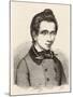 Evariste Galois French Mathematician-Alfred Galois-Mounted Art Print