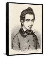 Evariste Galois French Mathematician-Alfred Galois-Framed Stretched Canvas