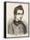 Evariste Galois French Mathematician-Alfred Galois-Framed Stretched Canvas