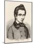 Evariste Galois French Mathematician-Alfred Galois-Mounted Art Print