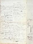 Ms 2108 F.4 Writings on the Conditions for Solving an Equation by Radicals, 1832-Evariste Galois-Mounted Giclee Print