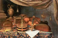 Still Life with Musical Instruments, 17Th Century (Oil on Canvas)-Evaristo Baschenis-Giclee Print