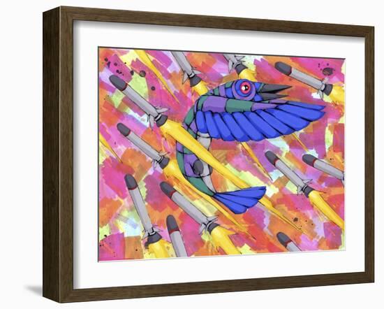 Evasive Maneuvers-Ric Stultz-Framed Giclee Print