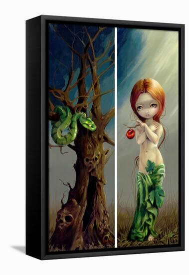 Eve and the Tree of Knowledge-Jasmine Becket-Griffith-Framed Stretched Canvas