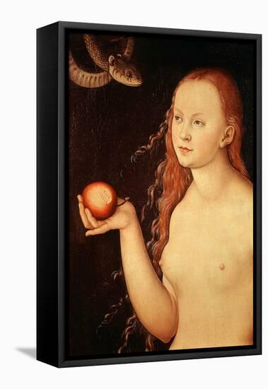 Eve, from Adam and Eve, 1528-Lucas Cranach the Elder-Framed Stretched Canvas