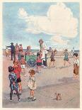 Selling Ice-Cream on the Promenade-Eve Garnett-Stretched Canvas