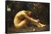 Eve in the Garden of Eden-Anna Lea Merritt-Framed Stretched Canvas