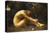Eve in the Garden of Eden-Anna Lea Merritt-Stretched Canvas