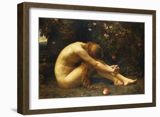 Eve in the Garden of Eden-Anna Lea Merritt-Framed Giclee Print