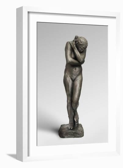 Eve, Modeled 1881, Cast by Alexis Rudier (1874-1952) in 1925 (Bronze)-Auguste Rodin-Framed Giclee Print