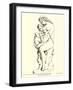 Eve Nursing Cain and Abel, by the Watcomb Terra Cotta Company-null-Framed Giclee Print