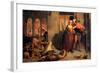 Eve of Saint Agnes; Flight of Madeleine and Porphyro During the Drunkenness Attending the Revelry-William Holman Hunt-Framed Art Print