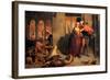 Eve of Saint Agnes; Flight of Madeleine and Porphyro During the Drunkenness Attending the Revelry-William Holman Hunt-Framed Art Print