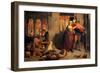 Eve of Saint Agnes; Flight of Madeleine and Porphyro During the Drunkenness Attending the Revelry-William Holman Hunt-Framed Art Print