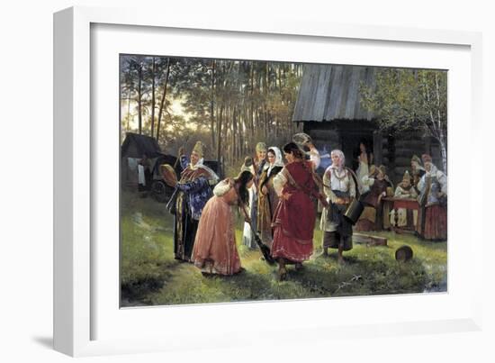 Eve-Of-The-Wedding Party, 1889-Alexei Ivanovich Korzukhin-Framed Giclee Print