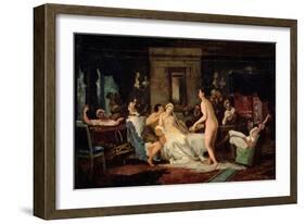 Eve-Of-The-Wedding Party in a Bath, 1885-Firs Sergeevich Zhuravlev-Framed Giclee Print