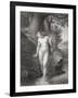 Eve's Reflection in the Water, from a French Edition of 'Paradise Lost' by John Milton-Jules Richomme-Framed Giclee Print