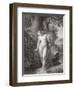 Eve's Reflection in the Water, from a French Edition of 'Paradise Lost' by John Milton-Jules Richomme-Framed Giclee Print