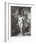 Eve's Reflection in the Water, from a French Edition of 'Paradise Lost' by John Milton-Jules Richomme-Framed Giclee Print