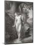 Eve's Reflection in the Water, from a French Edition of 'Paradise Lost' by John Milton-Jules Richomme-Mounted Giclee Print