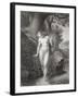 Eve's Reflection in the Water, from a French Edition of 'Paradise Lost' by John Milton-Jules Richomme-Framed Giclee Print