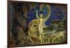 Eve Tempted by the Serpent-William Blake-Framed Giclee Print