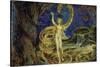 Eve Tempted by the Serpent-William Blake-Stretched Canvas