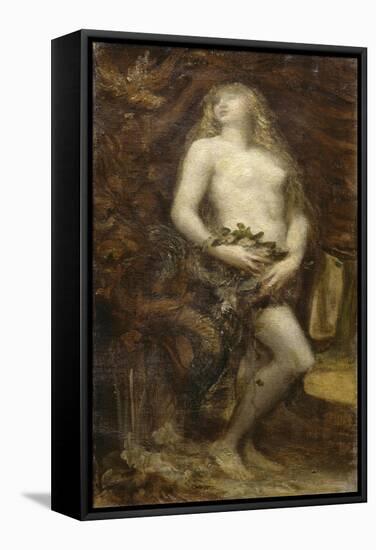 Eve tentée-George Frédéric Watts-Framed Stretched Canvas