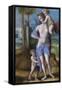 Eve with Cain and Abel-Francesco Ubertini Bacchiacca-Framed Stretched Canvas