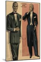 Eveing Dress Men 19512-Jean Choiselat-Mounted Art Print