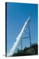 Evel Knievel's Rocket Launching-null-Stretched Canvas
