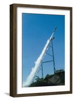 Evel Knievel's Rocket Launching-null-Framed Photographic Print