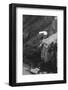 Evel Knievel Soaring in a Sky Cycle-null-Framed Photographic Print