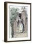 Evelina' by Fanny Burney-Hugh Thomson-Framed Giclee Print