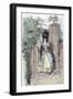 Evelina' by Fanny Burney-Hugh Thomson-Framed Giclee Print