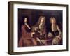 Evelyn, 1st Duke of Kingston, Charles, Earl of Burlington and John, Lord Berkeley of Stratton-Godfrey Kneller-Framed Giclee Print