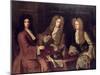 Evelyn, 1st Duke of Kingston, Charles, Earl of Burlington and John, Lord Berkeley of Stratton-Godfrey Kneller-Mounted Giclee Print