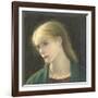 Evelyn Hope, 1870 (W/C with Scratching Out)-Edward Clifford-Framed Giclee Print