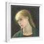 Evelyn Hope, 1870 (W/C with Scratching Out)-Edward Clifford-Framed Premium Giclee Print