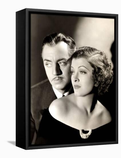 Evelyn Prentice, William Powell, Myrna Loy, 1934-null-Framed Stretched Canvas