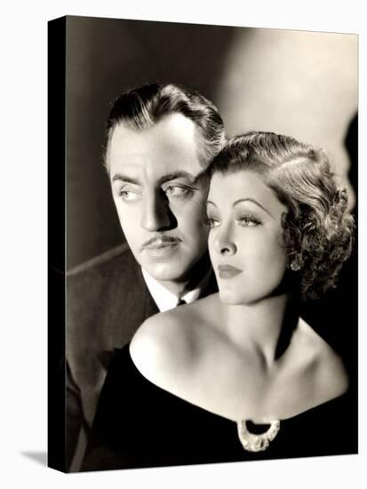 Evelyn Prentice, William Powell, Myrna Loy, 1934-null-Stretched Canvas