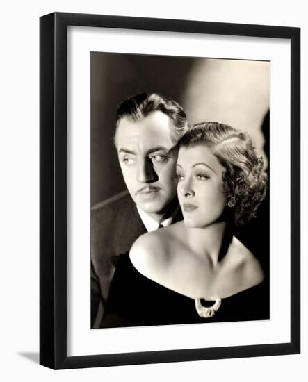 Evelyn Prentice, William Powell, Myrna Loy, 1934-null-Framed Photo