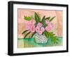 Evelyn Rose Flowers-Blenda Tyvoll-Framed Art Print