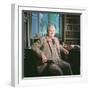 Evelyn Waugh, in His Study at Combe Florey, 1963-null-Framed Photographic Print