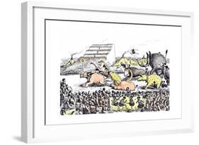 Even the Derby Had its Primeval Counterpart-Edward Tennyson Reed-Framed Giclee Print