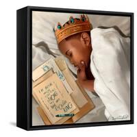 Even When I’m Sleeping - Boy-Salaam Muhammad-Framed Stretched Canvas