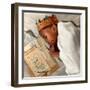 Even When I’m Sleeping - Boy-Salaam Muhammad-Framed Art Print